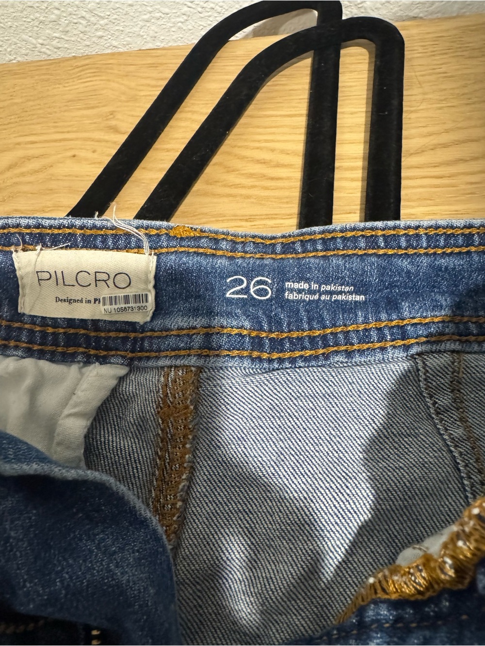 Pilcro Blue Denim Jean Shorts - Picture 3 of 6